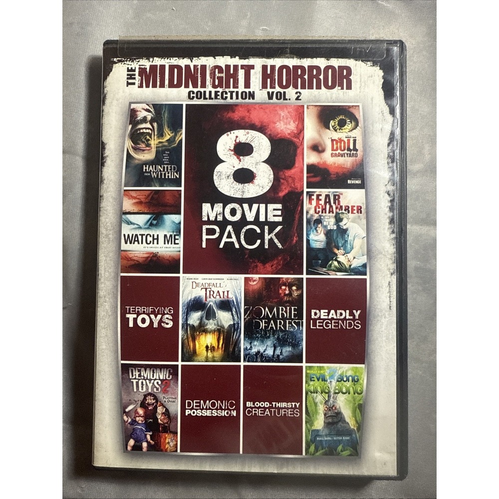 8-Movie Pack Midnight Horror Collection 2 (DVD)